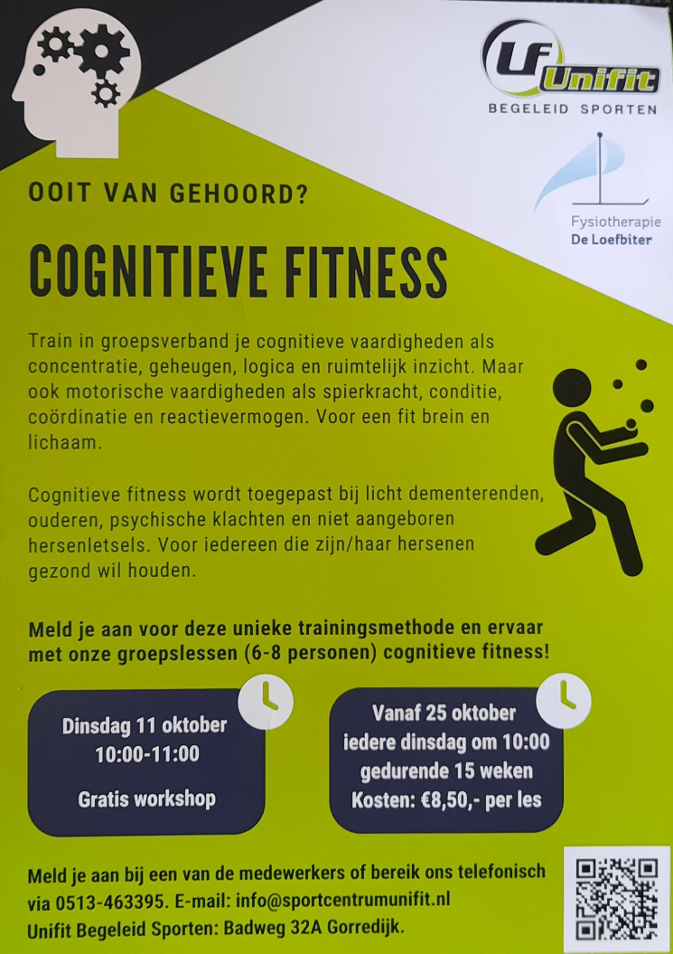 Cognitieve Fitness flyer